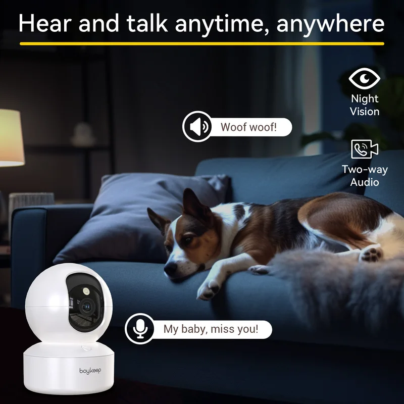 Habla y escucha a tu mascota desde la app, también de noche